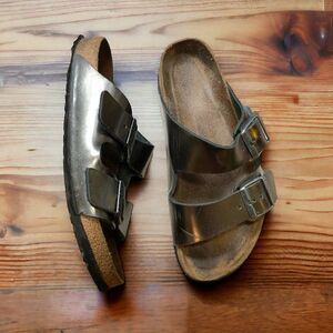 BIRKENSTOCK Arizona metallic brown size 41 regular